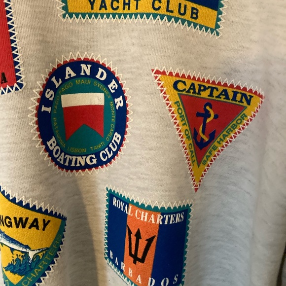 Vintage 1989 H L Miller Gold Florida Sweatshirt Small - Picture 3 of 7